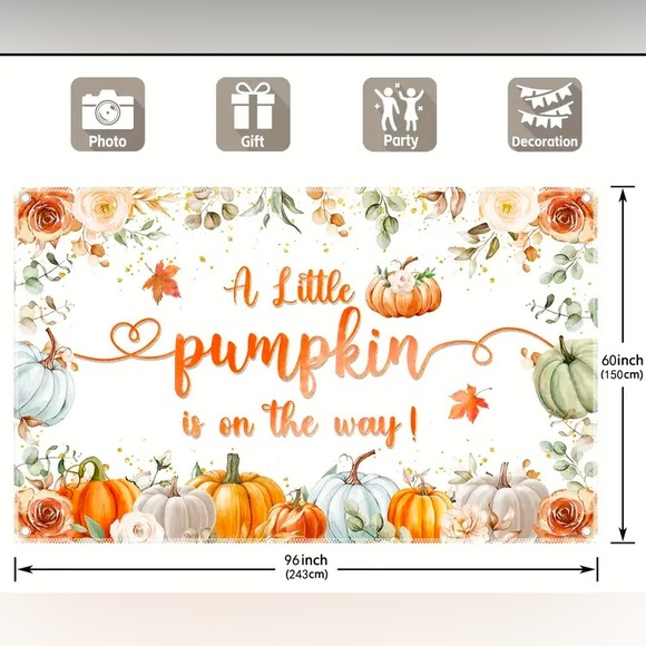 Backdrop for Baby Shower - Picture 2 of 2